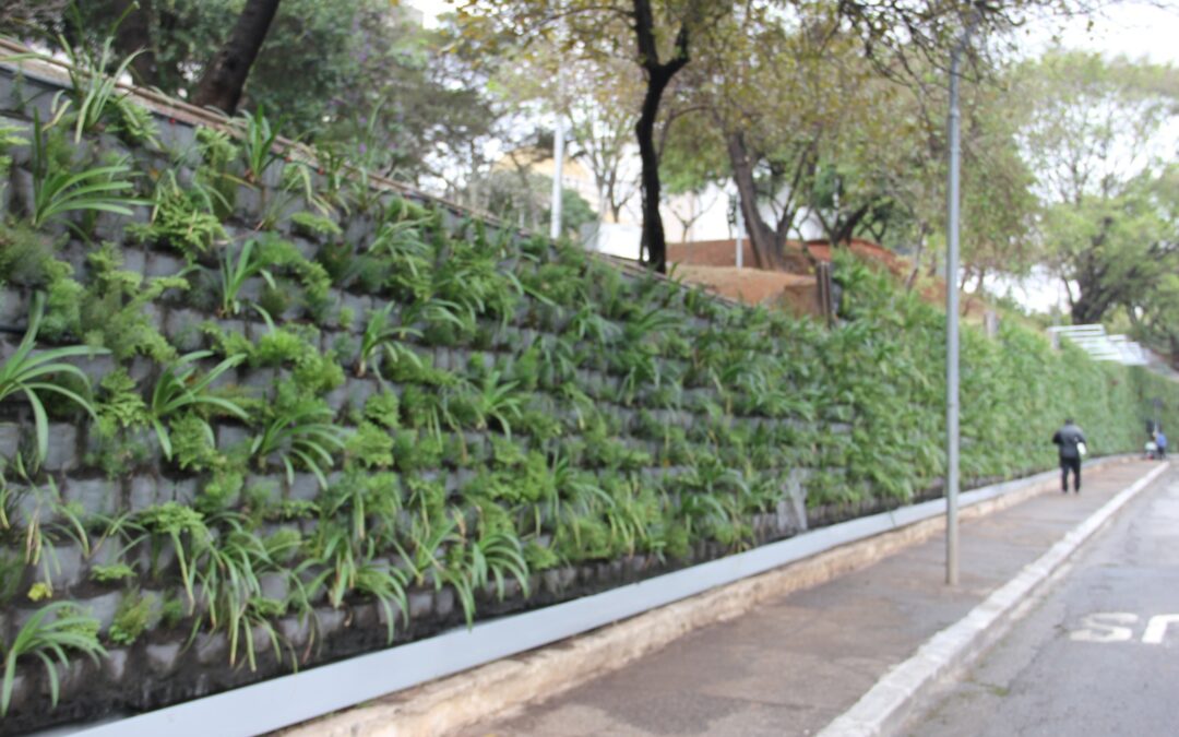 Vertical Gardens located on Avenida 23 de Maio